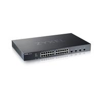 Zyxel 24-Port Switch Gigabit Ethernet Smart-L2 Managed | 4X 10G SFP+ | Optional Nebula Cloud | Rackmount | Limited Lifetime Protection [XGS1935-28]