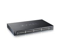 Zyxel 48 Port Network Ethernet Switch | Lite-L3 | 10G | XGS1935-52 | 44x GbE + 4x 10G SFP+ Ports, NebulaFlex, Smart-Managed L3, Smart Fan, Rack Mounting Kit