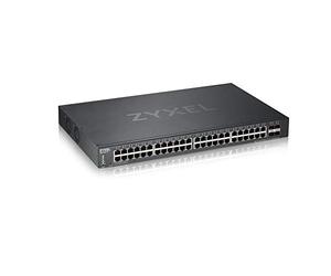 Zyxel 48-Portars Gigabit Ethernet Smart Managed Switch med 4 10G SFP+ Slots och Hybrid Cloud mode [XGS1930-52]