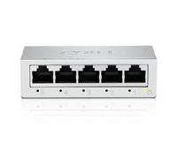 Zyxel 5-Port Gigabit Ethernet Switch | Unmanaged | Metal Housing | Ethernet Splitter | Desktop or Wall Mount [GS-105B v5]