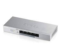 Zyxel 5-Port Gigabit Ethernet Web Managed POE+ Switch | 4 x PoE+ @ 60W | VLAN Support | Sturdy Metal Case | Desktop or Wall-Mount | Lifetime Warranty | QoS | Ethernet Splitter | GS1200-5HPv2