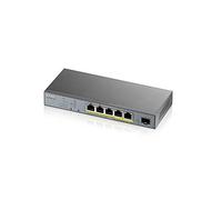 Zyxel GS1350-6HP 5-Port Smart Managed Gigabit Switch