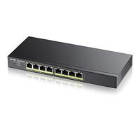 Zyxel 8-Port Gigabit Switch, 70W PoE+, Easy Smart Managed, Fanless, (GS1900-8HP)
