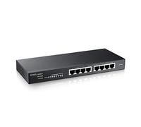 Zyxel 8-Port GbE Smart Hybrid Mode Switch | Standalone or Nebula Cloud | Desktop | Fanless [GS1915-8]