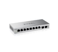 Zyxel 8-Port Gigabit Switch Web Managed Ethernet Network 2X SFP Uplinks Qo
