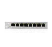 Zyxel 8 Port Gigabit Web Managed Switch | Plug & Play | Supports VLAN, QoS, IGMP & LAG | Fanless [GS1200-8]