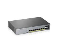 Zyxel 8 Port Network Ethernet Switch | Smart Managed PoE+ | GS1350-12HP