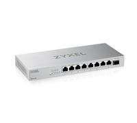 Zyxel 8 Port Network Ethernet Switch | Unmanaged | 2.5G | XMG-108 | 8x 2.5G + 1x 10G SFP+, Fanless, Plug-and-Play Installation, Desktop Design, Power Adapter Included
