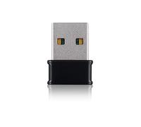 Zyxel Dual-band Wireless AC1200 Nano USB Adapter - Support MU-MIMO for lag-free network experience. Advanced security of WEP/WPA/WPA2/WPA3 encryption [NWD6602]