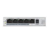 Zyxel 5 Port Gigabit Unmanaged 4 x PoE+ with 60 Watt Budget, Limited Lifetime Protection