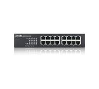 Zyxel 16-Port Gigabit Ethernet Unmanaged Switch | Network Splitter Hub | Plug & Play, No Configuration Required | Fanless Design [GS1100-16 v3]