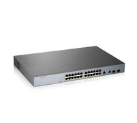 Zyxel 26 Port Managed Cctv Poe Switch Silver One Size / EU Plug