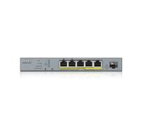 Zyxel GS1350-6HP 5-Port Gigabit Ethernet PoE L2 Desktop Managed Switch