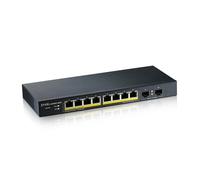 Zyxel GS1900-10HP 8-Port Smart GbE PoE+ Access Switch with 2 x 1G SFP Ports