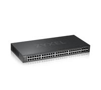 Zyxel Managed Switch GS2220-50 - 44-Port Gigabit Layer 2, 4 Gigabit + 2 SFP Combo, Hybrid Cloud