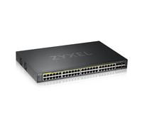 Zyxel GS2220-50HP-GB0101F network switch Managed L2 Gigabit Ethernet (10/100/1000) Power over Ethernet (PoE) Black