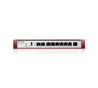 Zyxel USG FLEX 200H 5 Gbit/s 1.2 Gbit/s 2000 Mbit/s 58.75 BTU/h IKEv2 IPSec SSL Wired