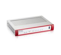 Zyxel USGFLEX50H Firewall | 10 Users | 1 Year Entry Defense Pack | 5x Gigabit Ports, 2 Gbps SPI Throughput, Fanless, RJ-45 Console, IPSec/SSL VPN, IPS, Anti-Malware