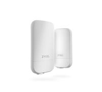 Zyxel Wireless Bridge Point to Point WiFi 6 AX2400 2-Stream | Outdoor IP55 | Long-Range 5GHz | Pre-Configured Auto-pairing 160MHz Support | Wall/Pole Mount | PoE Injector Included | NWA55AXPTP