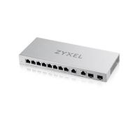 Zyxel Multi-Gig 12-Port Unmanaged Switch with 2-Port 2.5G and 2-Port 10G SFP+ Desktop/Wallmount [XGS1010-12]