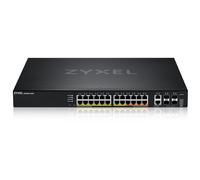 Zyxel XGS2220-30HP 24-port GbE L3 Managed PoE+ Switch with 6 10G Upli