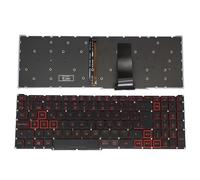 ZYXMGDP Replacement parts LA Latin Spanish RGB Backlight Keyboard For Acer for Nitro 5 AN515-54 AN515-43-44 AN517-51 52 AN715 Notebook, Backlit PK132K11A03(Spain Red backlit)