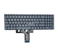 ZYXMGDP Replacement parts UK US Russian Spanish Keyboard Backlight For HP 15-FC 15-FD 15Z-FC 15T-FD 15-FD0000 Notebook Keyboards N32715-FL1 B31 N32714-071(RU backlit gray)