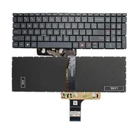 ZYXMGDP Replacement parts US/Spanish Keyboard for HP 15-FD 15-FC 15-fd0000 15-fd1000 15-fc0000 Backlit(US with AI)
