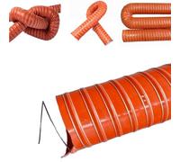 ZYXQQJ 1 2 3 4 5 6in Intake Hose Automotive Air Duct Hose High-Temp Silicone Flexible Air Ducting Hose, Dryer Vent Hose For Air Duct Fan Systems(140mm-5 1/2in,2m/6.56ft)