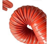 ZYXQQJ 3" 4" 5" 6" 10" 12" Flexible Duct Hose, Silicone Flexible Brake Cooling Duct, Air Ducting Hose, Dryer Vent Hose for Kitchen Cooking Exhaust(76mm,10m(32.8ft))