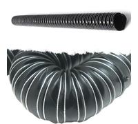ZYXQQJ 60 80 102 115 152 305mm Black Intake Pipe Hose Automotive Flexible Silicone Air Ducting High-Temp Dryer Vent Hose for Air Duct Fan Systems(10m/32.8ft,70mm-2.7in)