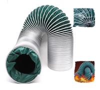 ZYXQQJ Air Ducting, Flexible Duct Hose Air Duct Pipe 75-400mm Heavy-Duty Dryer Hose Vent Flame Retardant Duct Hosing For Ventilation Vent Exhaust Ductwork(2m,400mm-15.7")