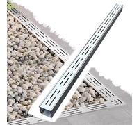 ZYXQQJ Narrow Trench Drain Metal Slim Linear Drainage Channel Rectangular Drop-in Drain Gutter For Yard Deck Garden Sidewalk Landscaping(100x1000x40mm)