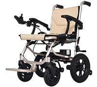 ZYXU Electric Wheelchairs for Adults Motorised Folding Lightweight Deluxe Aluminium 14Kg Mobile Lithium Battery Suitable for Electric Wheelchairs for The Elderly And Disabled, Two Lithium Batteries