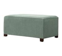 ZYYH Ottoman Cover Slipcovers Rectangle Extra Largeo Footstool Cover Small Medium Stretch Footstool Cover Ottoman Plaid Pattern Footrest Covers Rectangular Storage Stool Cover