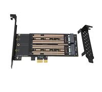 Zyyini M.2 NVMe to PCIE Adapter, Plug and Play Fast, Stable, High Security Dual M.2 PCIE Adapter for SSD