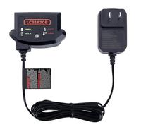 zyystarttogo LCS1620B 20V Lithium Battery Charger Compatible with Black and Decker 12V and 20V MAX LBXR20, Black -
