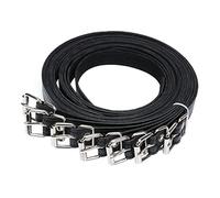 ZYYZD Sexy Women Leather Fetish Restraints SM Bondage Belt Adjustable 7PCS/Set Harness Strap Bondage Rope Adult Sex Toys For Couples (Color : Black)