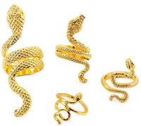 ZZ DISFRAZZES | 4 Snake Rings (One Size)