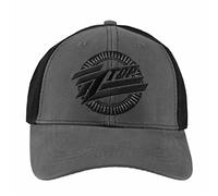 ZZ Top Circle Logo - Baseball Cap Unisex Cap Black-Grey, 100% Cotton,