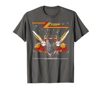 ZZ Top Eliminator Album T-Shirt, Men, Asphalt Grey, 3X-Large