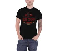 ZZ Top Lowdown Band Logo T-Shirt in Black | Size: XL ZZ Top Black XL