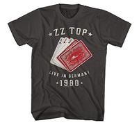 Zz Top - Mens Cards T-Shirt, Medium, Smoke