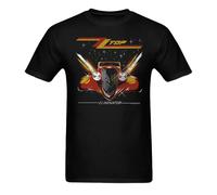 ZZ Top Men's Eliminator T-Shirt in Black | Size: Large ZZ Top Black L