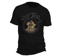 ZZ Top Men's Outlaw Vintage Short Sleeve T-Shirt, Black, Small