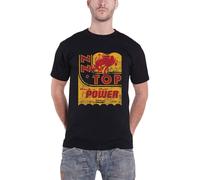 ZZ Top Rock N Roll Power T-Shirt in Black | Size: Small ZZ Top Black S