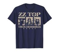 ZZ Top Tres Hombres T-Shirt, Men, Navy Blue, XX-Large