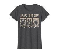 ZZ Top Tres Hombres T-Shirt, Women, Dark Heather Grey, X-Large