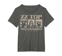 ZZ Top Tres Hombres T-Shirt, Women's Plus, Asphalt Grey, 1X