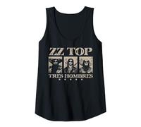 ZZ Top Tres Hombres Tank Top, Women, Black, Large
